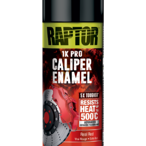 Raptor High Temp Caliper Enamel 1K aerosol, 357ml: real red