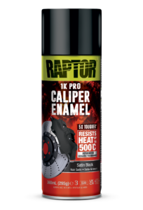 Raptor High Temp Caliper Enamel 1K aerosol, 360ml; satin black - Copy