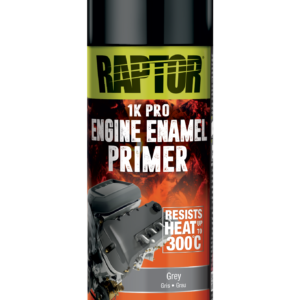 Raptor High Temp Engine Enamel Primer 1K aerosol, 358ml; grey