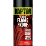 Raptor High Temp Flameproof Paint 1K aerosol, 352ml; flat red