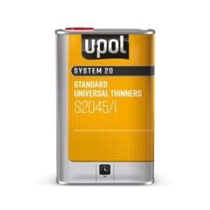 U-Pol Standard Universal Thinner (Primer, Clear, Basecoat); 1l tin; clear